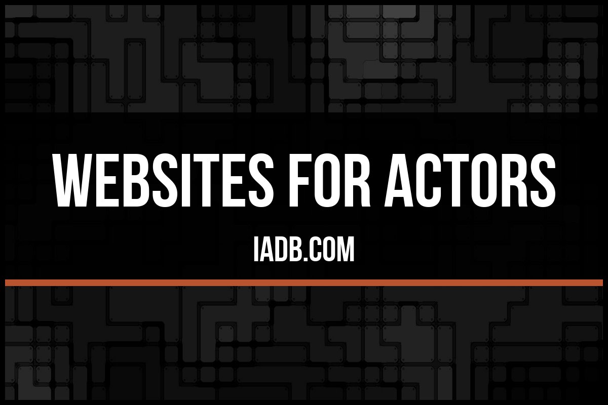 Websites for actors